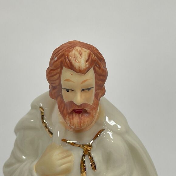Home for the Holidays Wiseman Porcelain Nativity Replacement Figure Shepherd 6" - Picture 6 of 8
